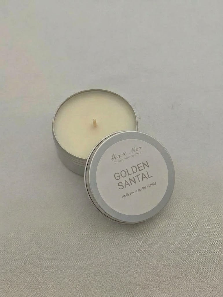 Golden Santal 4 oz Travel Tin