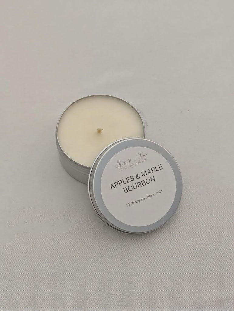 Apples & Maple Bourbon 4 oz Travel Tin